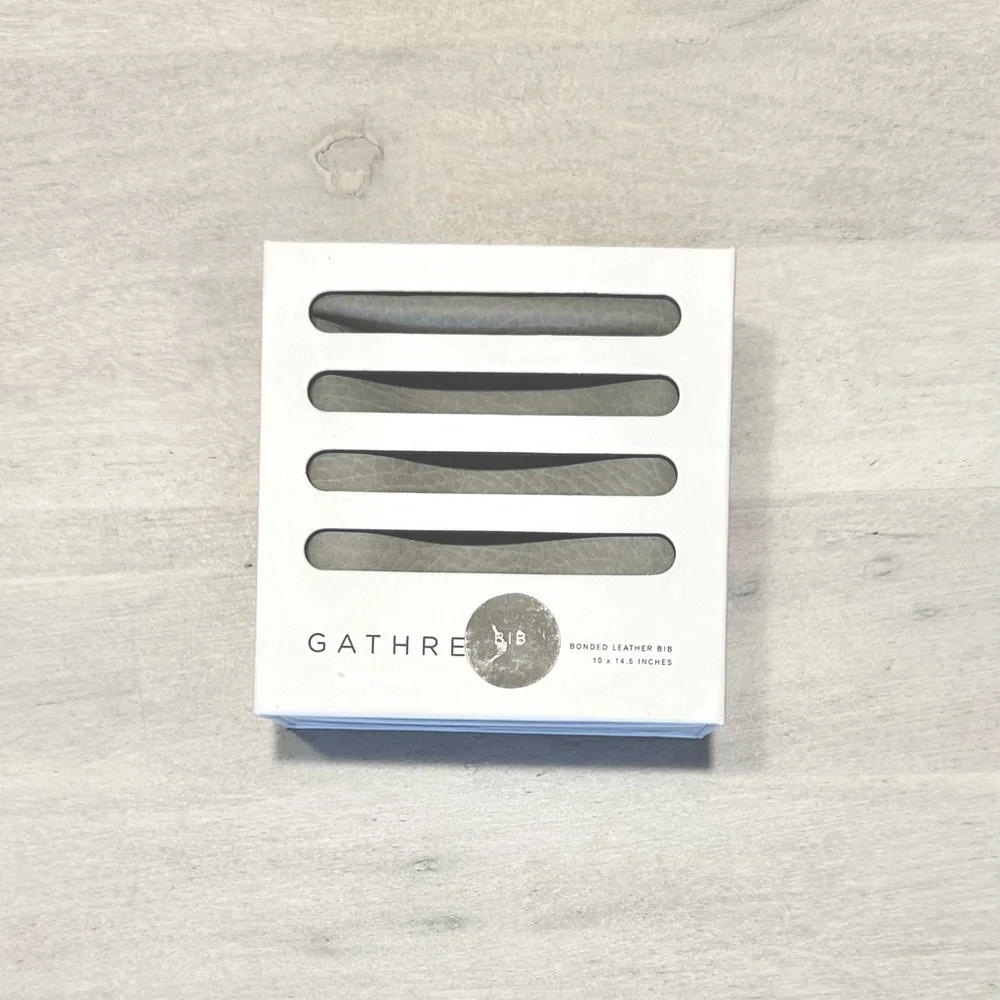 Gathre Bib Gray Leather